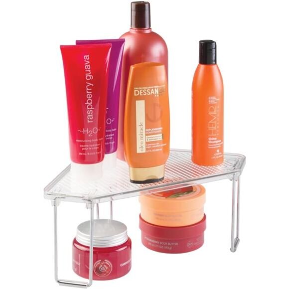 Plastic/Steel Corner Stackable Rack, Storage Organizer Shelf - Picture 6 of 8